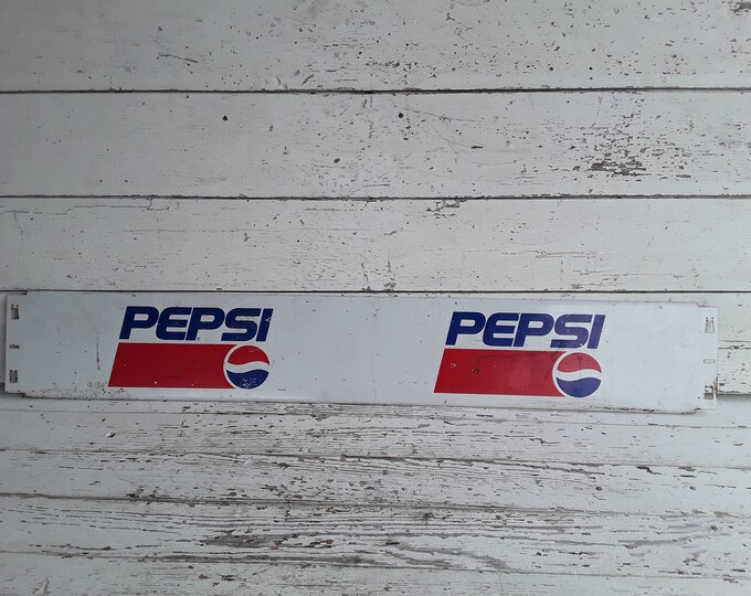 Custom Sign Pepsi Vintage Metal Pepsi Rack Sign Pepsi Sign Pepsi Advertising Sign ...