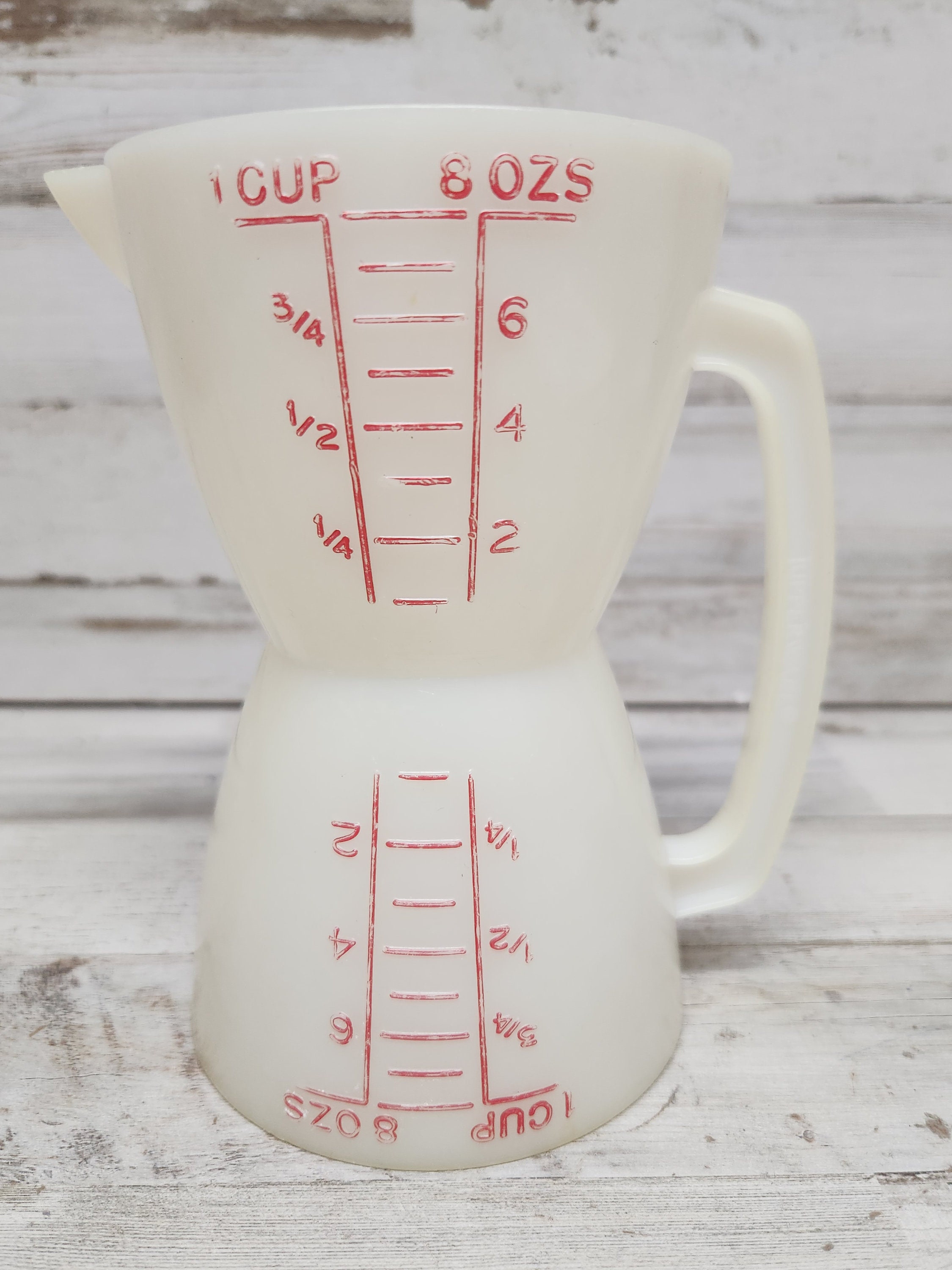 Vintage Tupperware Double Measuring Cup in 2023