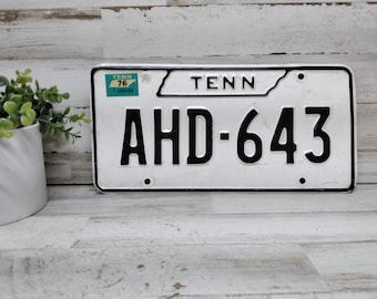 1976 Tennessee HANDICAP VET Vintage License Plate - Etsy