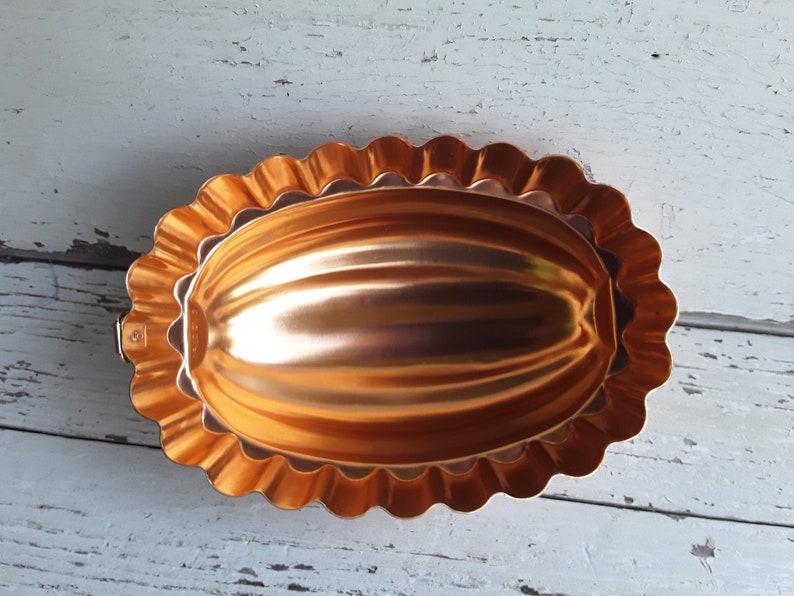 Copper Mold Desserts Wall Hanging Decorative Kitchen Molds Etsy