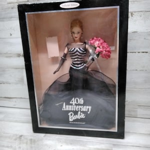 Barbie vintage 1999 NOS 40.º aniversario Edición de coleccionista / Muñecas Barbie vintage NOS / Muñecas Barbie coleccionables