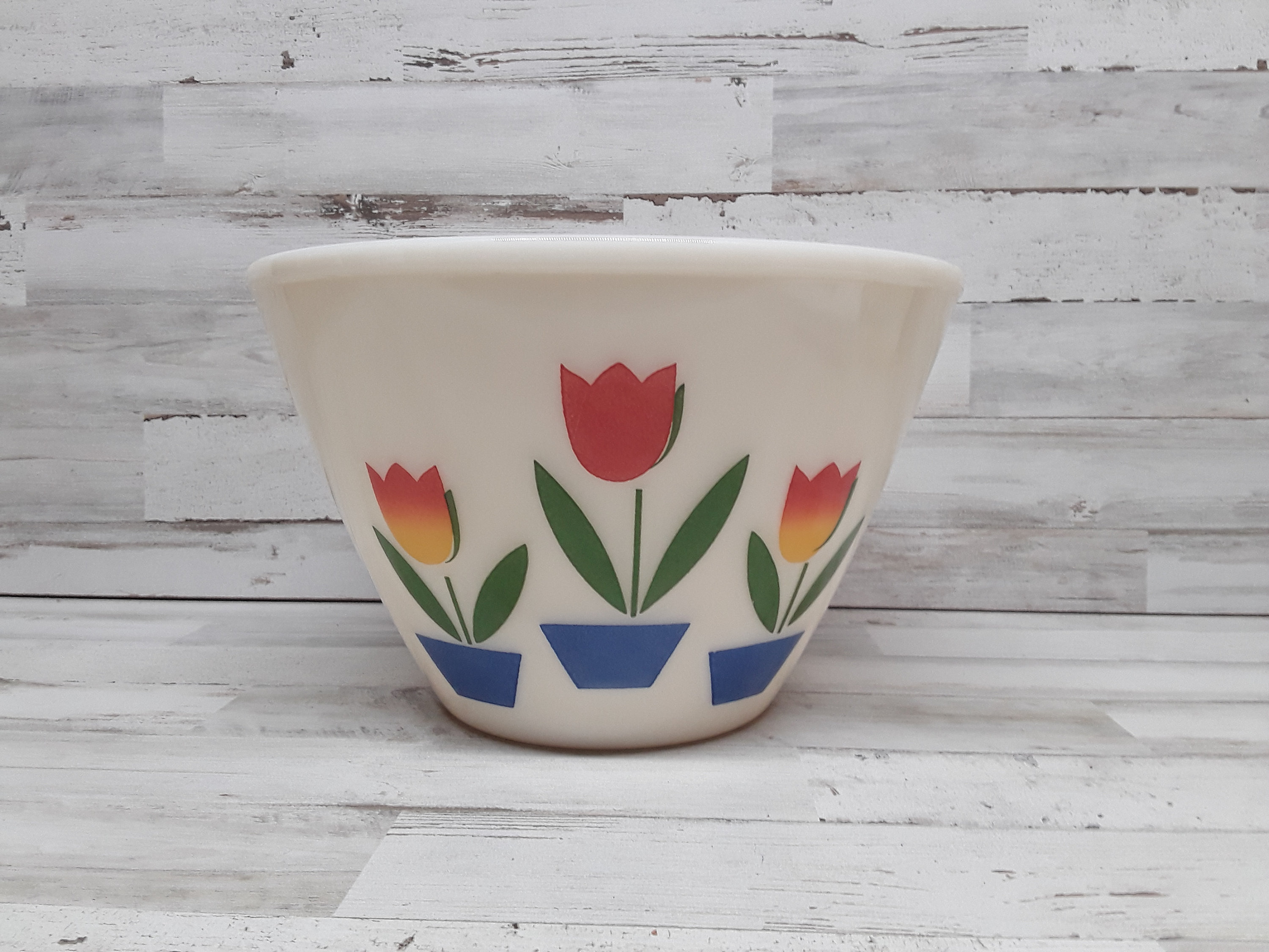 2024年新作入荷 Bowl King Fire Tulip Fire Vintage / Pattern Tulip / Bowl 食器