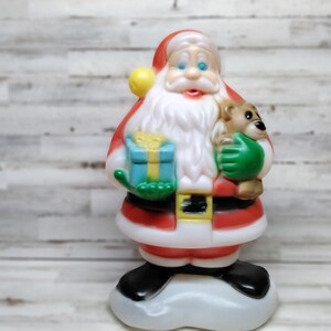Vintage Santa Blow Mold Christmas Blow Molds  General Foam Plastics Norfolk, Virginia