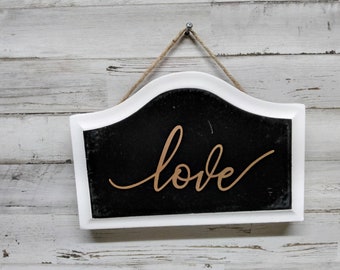 Wooden Love Sign  / Farmhouse Decor  / Nursery Room Decor  / Home Decor  / Valentine's Signs  / Valentine's Day