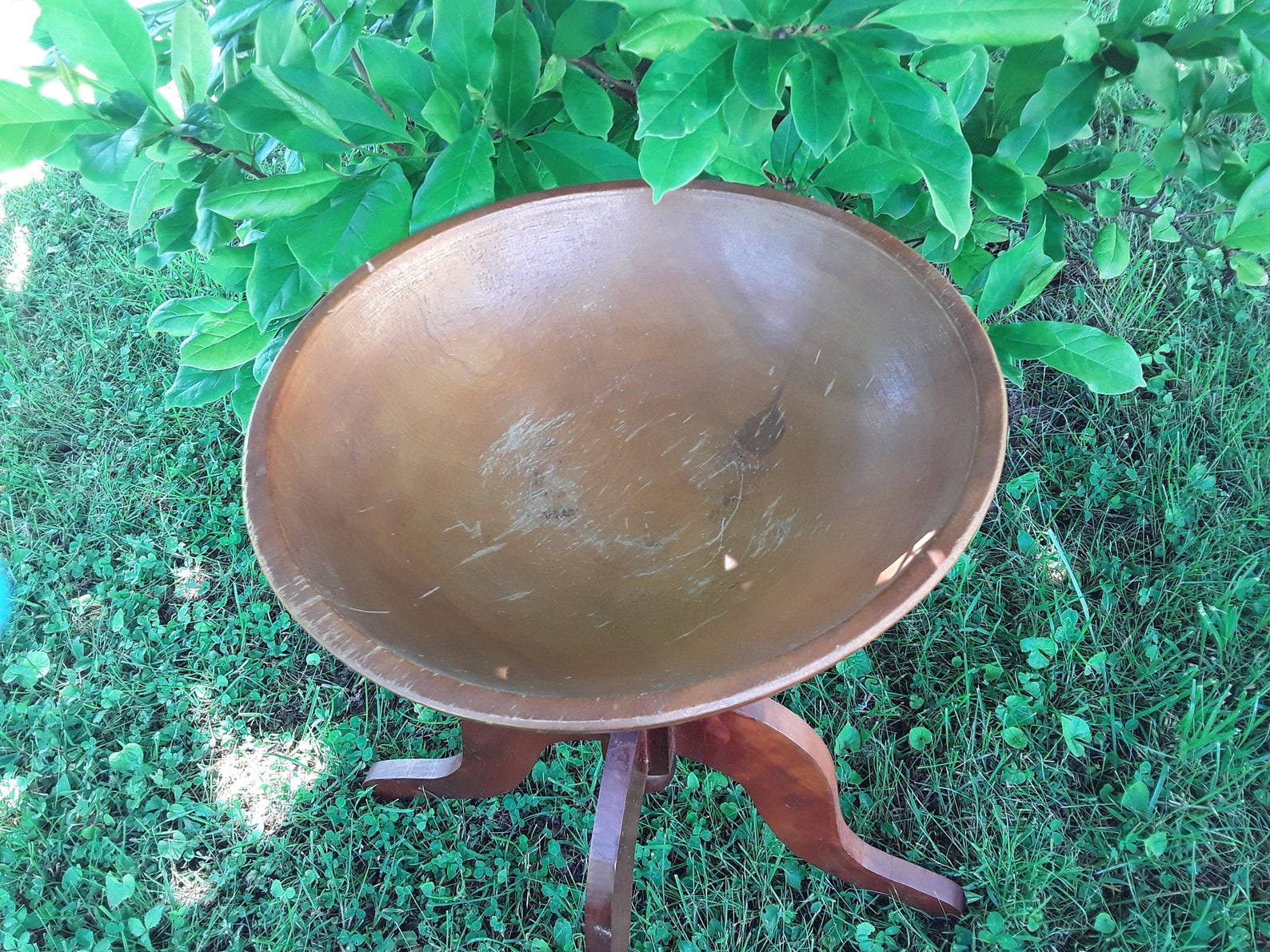 Antique Wooden Dough Bowl on Legs / Wooden Dough Bowl / Dough Etsy