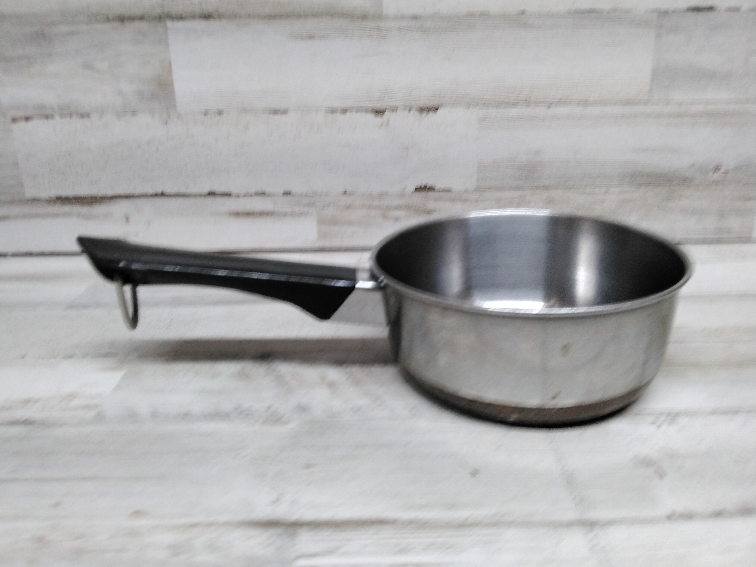 Metro Korea Stainless Steel Small Sauce Saucepan w/ Pour Spout Metal Pan  Stove