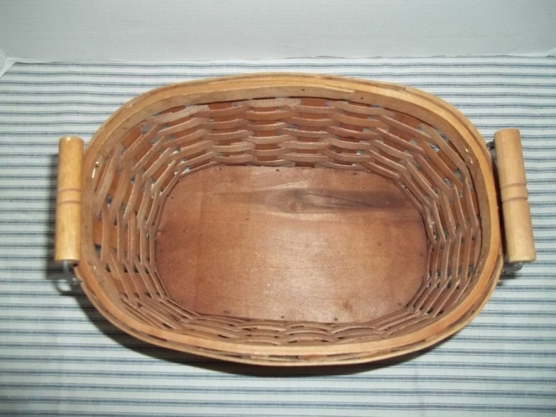 Wooden Apple basket Etsy
