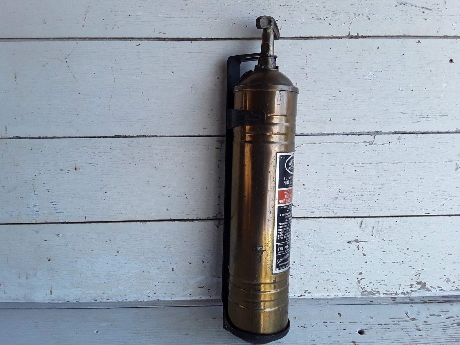 Antique Vintage Buffalo Betterbuilt Empty Fire Extinguisher Etsy