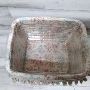 Longaberger 2002 Mothers Day Basket Liner / Protector Liner / Picture Frame Lid & Tie On / Dresden, Ohio 2022 image 9