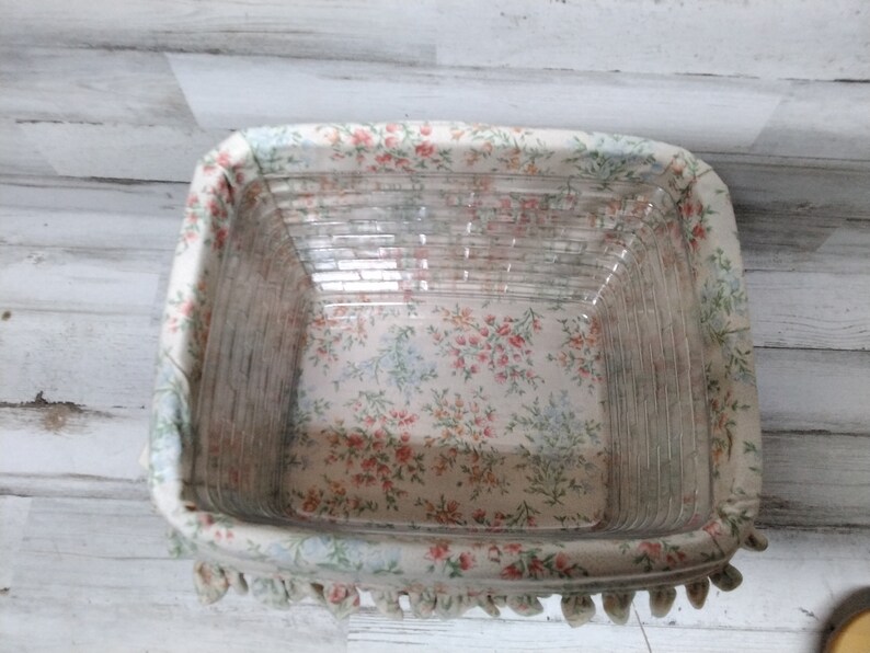 Longaberger 2002 Mothers Day Basket Liner / Protector Liner / Picture Frame Lid & Tie On / Dresden, Ohio 2022 image 9