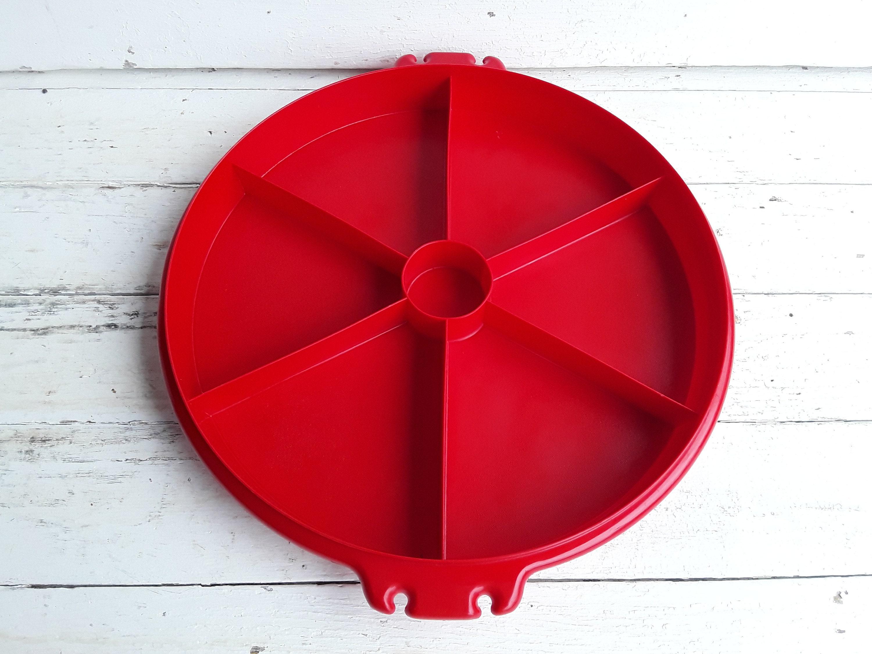 Tupperware Divided Tray Relish Carrier Vintage Party Susan Etsy