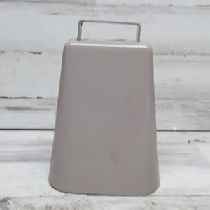 Farmhouse Cow Bell  / Beigh Cow Bell   / School Sprit Bell  / Farmhouse Decor