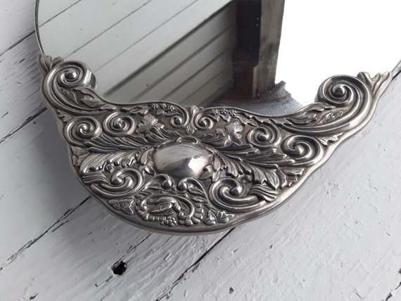 Godinger Silver Art Co, GSA Large Perfume Mirror Heavy Duty Set 4