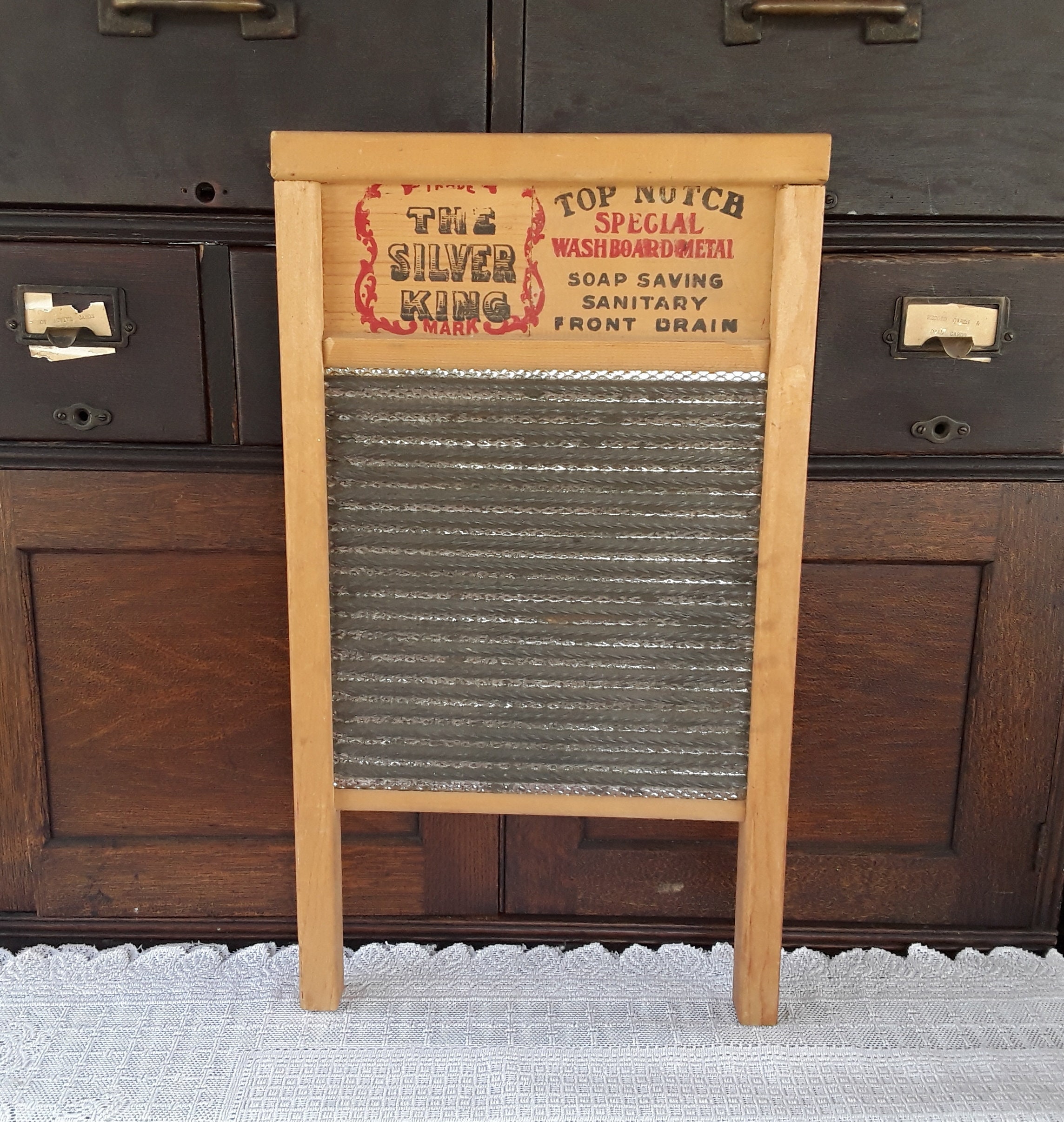 Vintage National Wash Board Co. Chicago, Memphis, 1940's Washboard