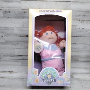 Vintage in doos 1987 Coleco Cabbage Patch kinderen, peuter kinderen / 1987 Cabbage Patch kinderen Coleco Toddler