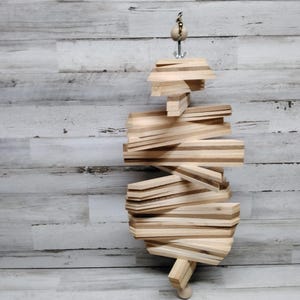 Wooden Window Wind Chime / Spinner  / Wood Wind Chime / Wooden Chime