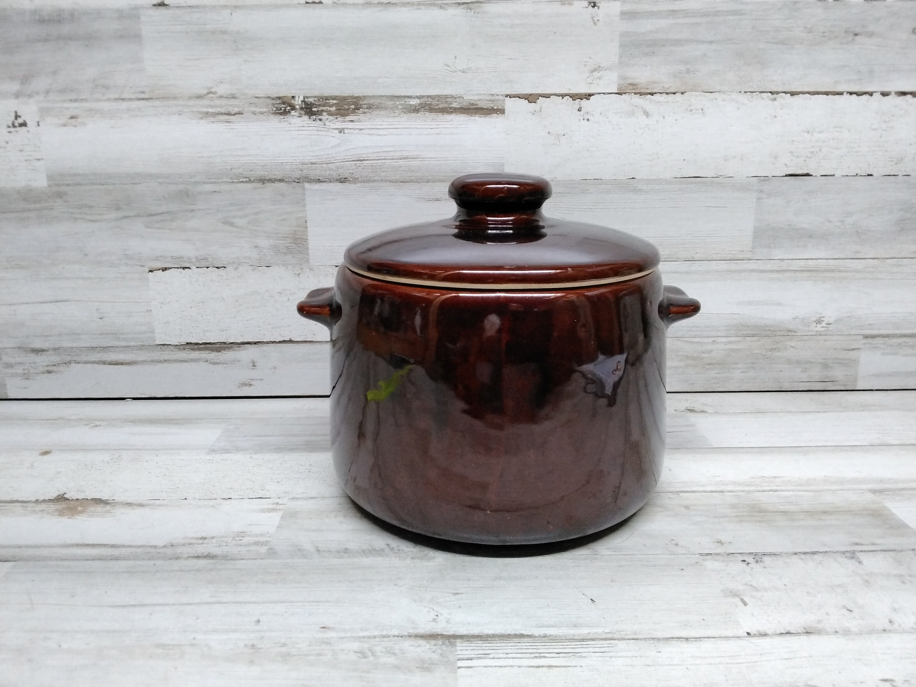 Vintage Red Rectangular Crock Pot West Bend 3-1/2 Qt