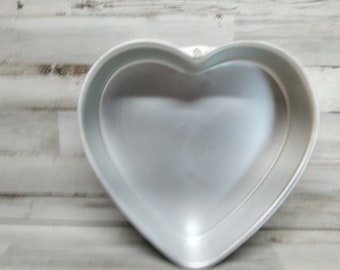 Wilton Herzform Kuchenform / 1991 Wilton Pans / Valentine Heart Pans