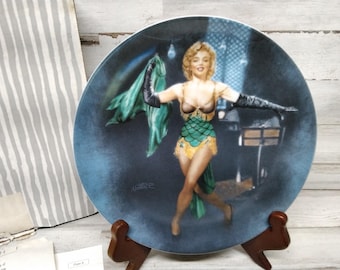 Placa coleccionable Delphi n.° 15778A de Marilyn Monroe, edición limitada, 1992. "Como Cherie en la parada de autobús".