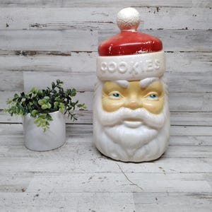 ビンテージ サンタクロース クッキージャー EMPIRE Empire Santa Cookie Jar - Etsy