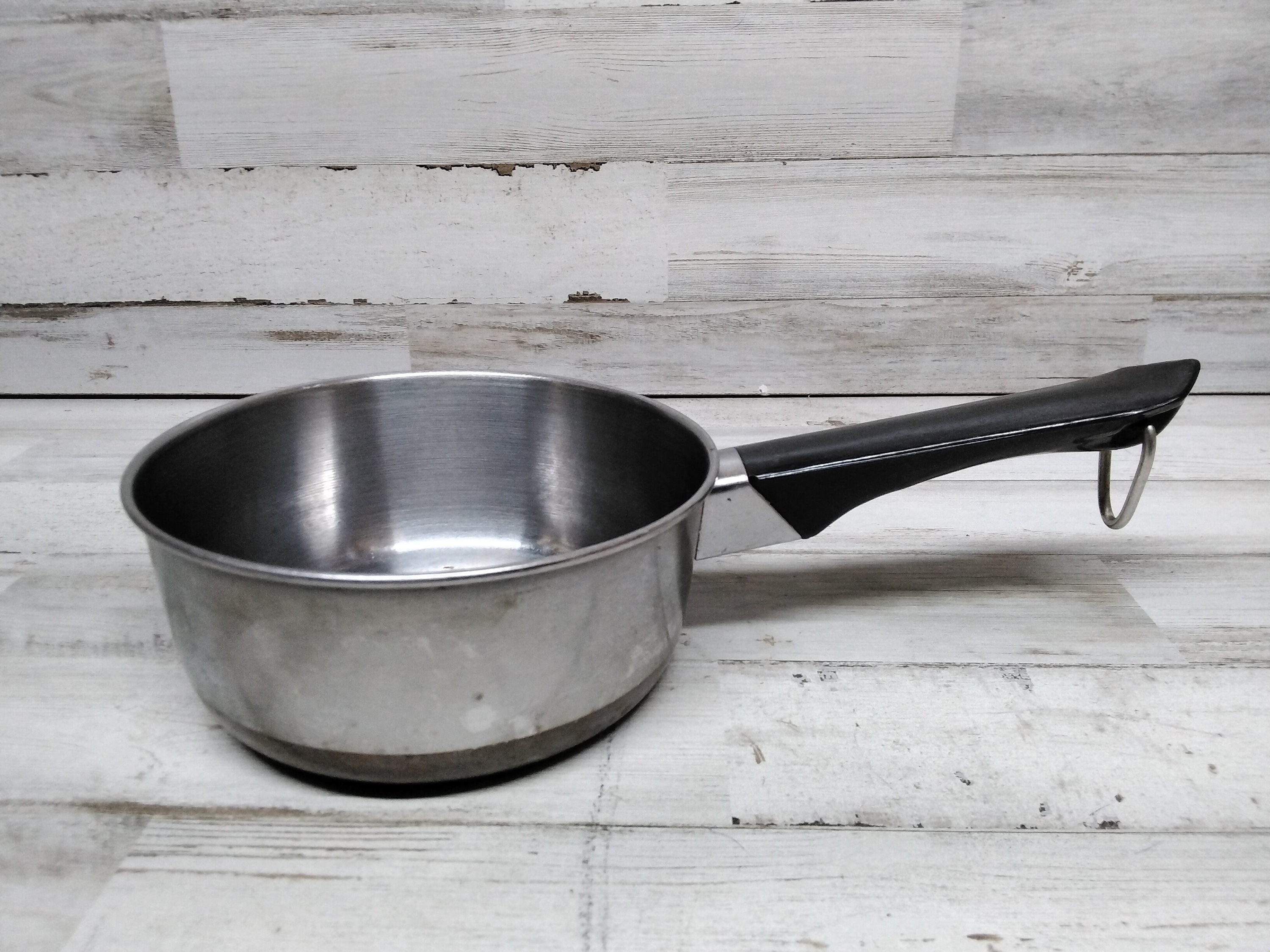 Vintage Small Stainless Steel Saucepan Made in Korea Korea Cookware / 2 Cup  Saucepan 