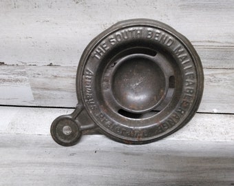 Antique Egg Sepator / Primitive The South Bend Malleable Range  / Primitive Kitchen Decor / Farmhouse Decor / Malleable Steel Range