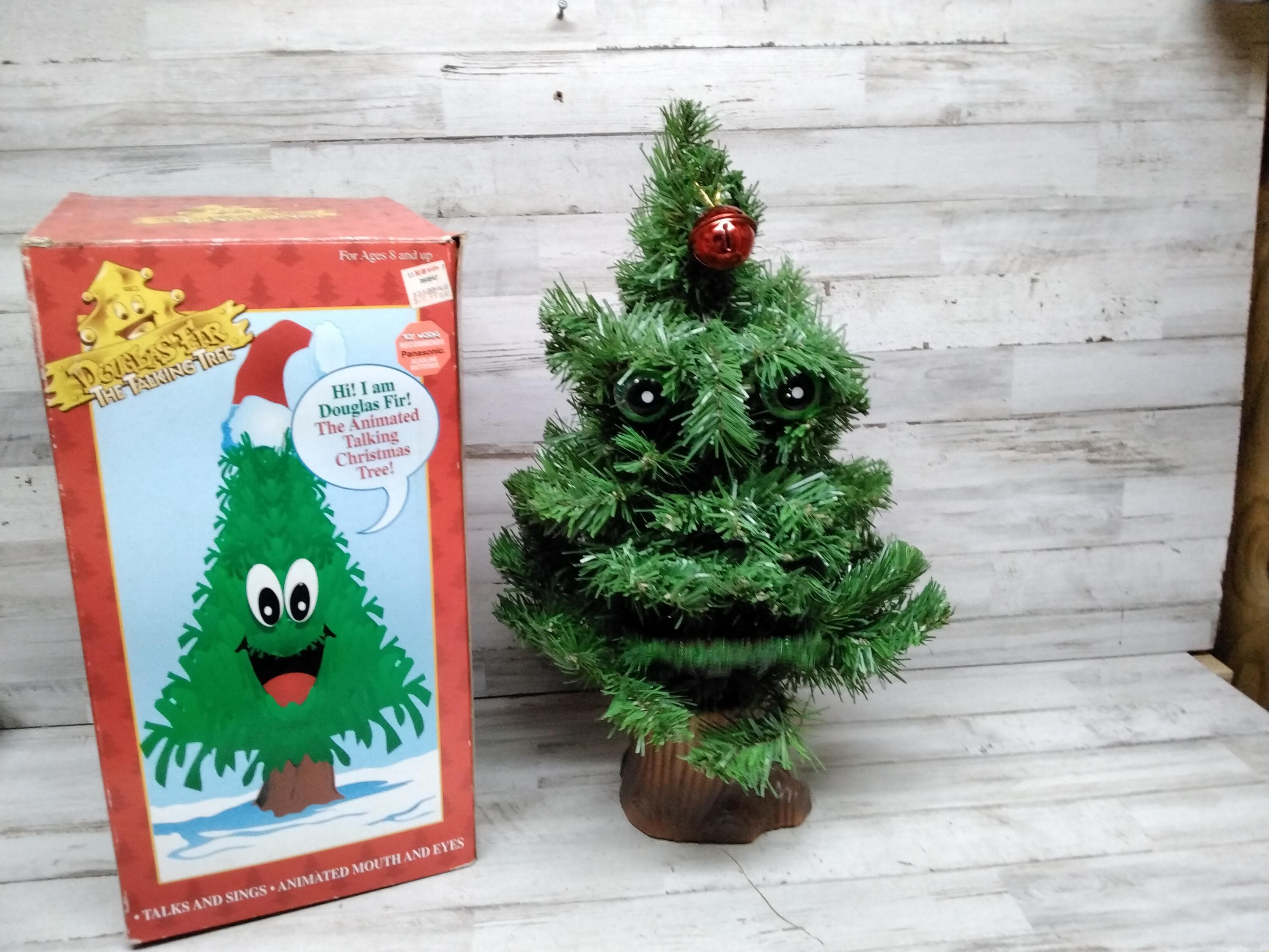 1996 Gemmy Douglas Fir the Talking Tree / Animated Singing