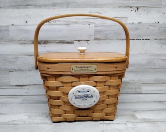 Longaberger 1996 Dresden Tour Basket with Insert  / 1996 Longaberger  / Longaberger Baskets