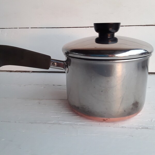 Revere Ware 1801 1 1/2 Quart Sauce Pfanne, Kupfer Boden Topf