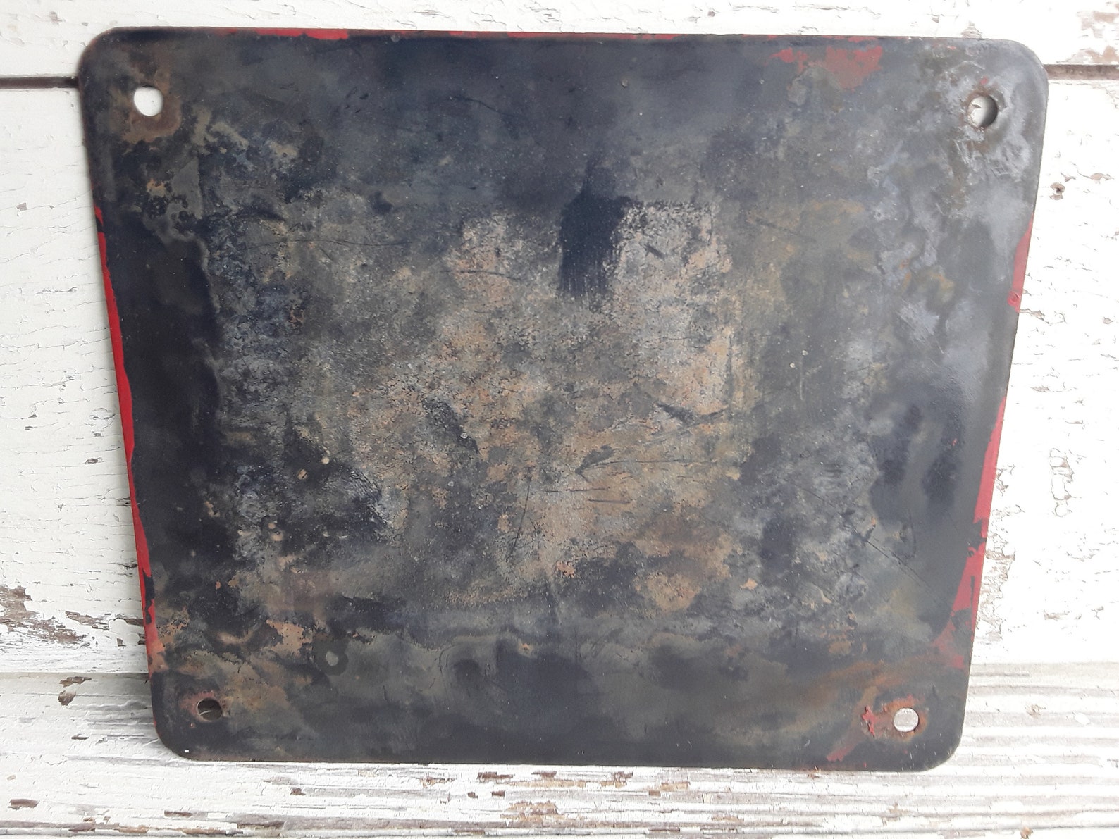 Vintage Porcelain Oil Gas Pump Plate Advertisng Contains Lead Etsy