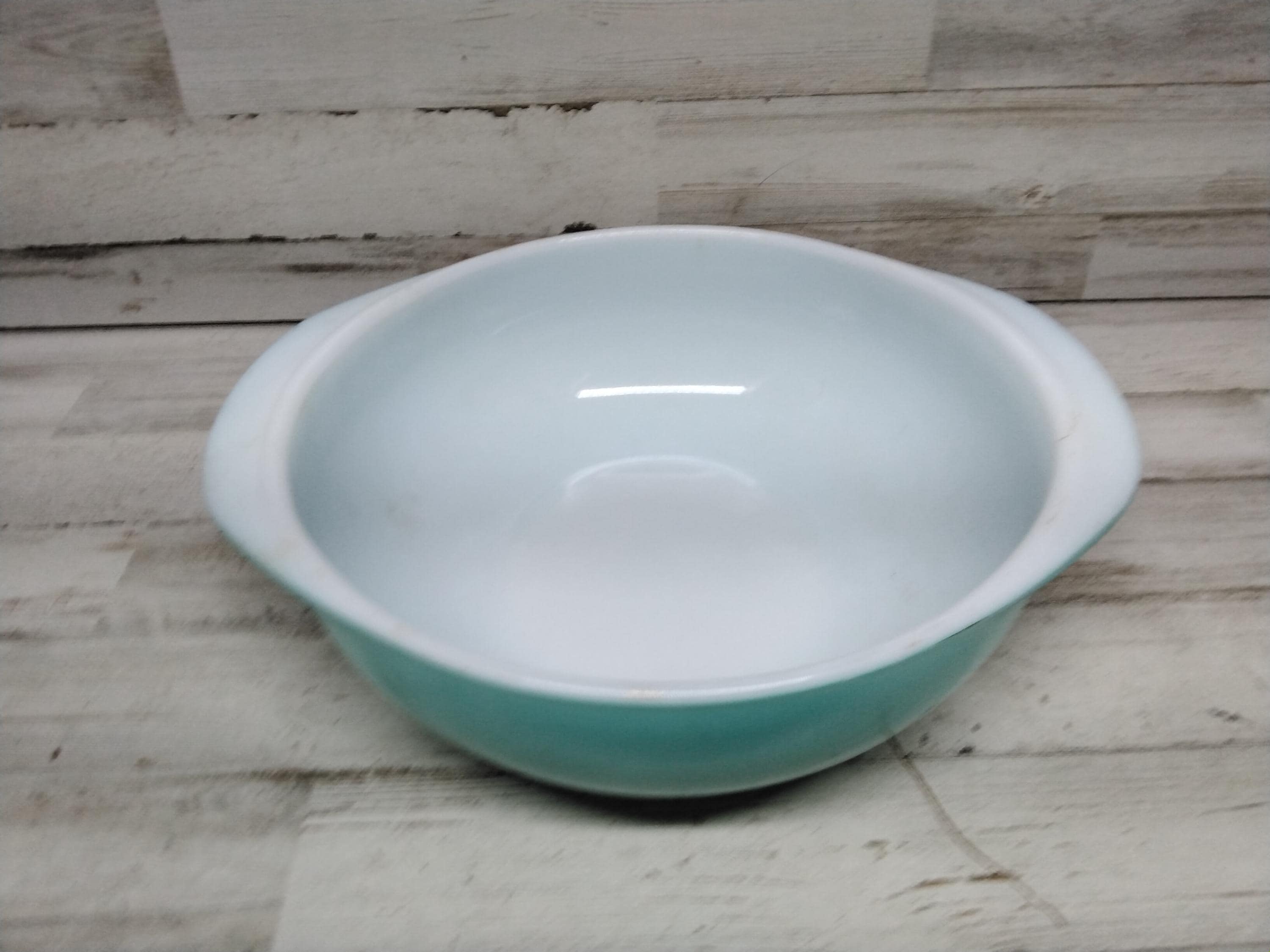 ヴィンテージ ターコイズ パイレックス ミキシングボウル