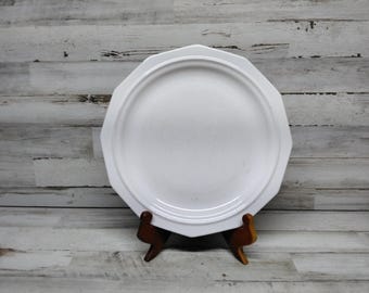 Pfaltzgraff Heritage White Dinner Plate White Ironstone Made in USA