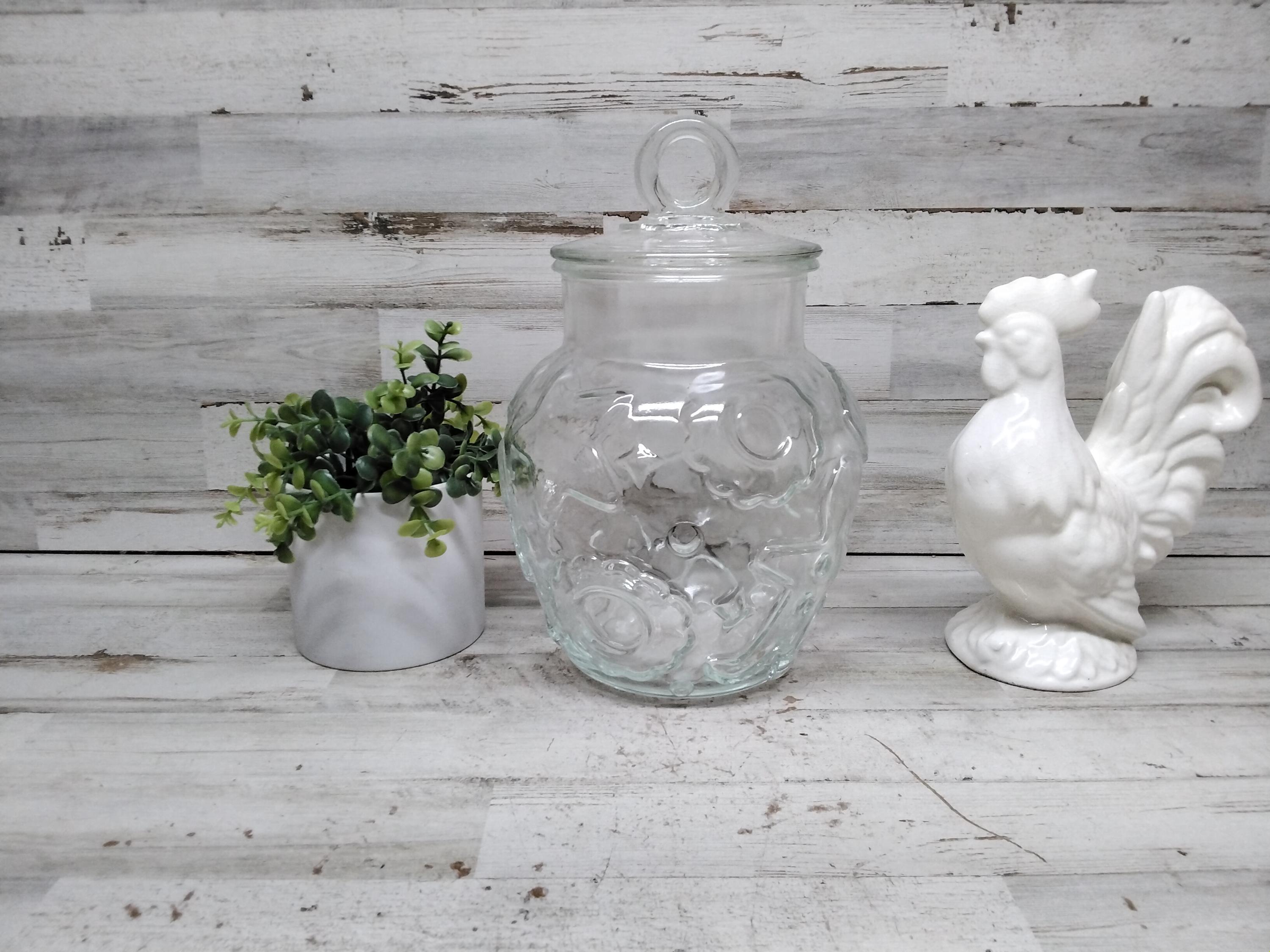Hazel atlas clear glass jar - Etsy 日本