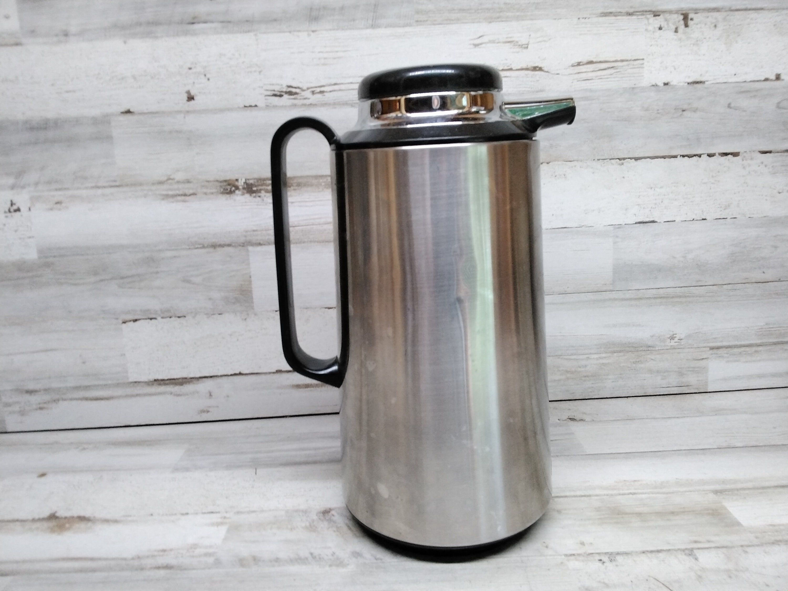 Thermos vacuum insulated teapot with strainer 450ml light gray – WAFUU JAPAN