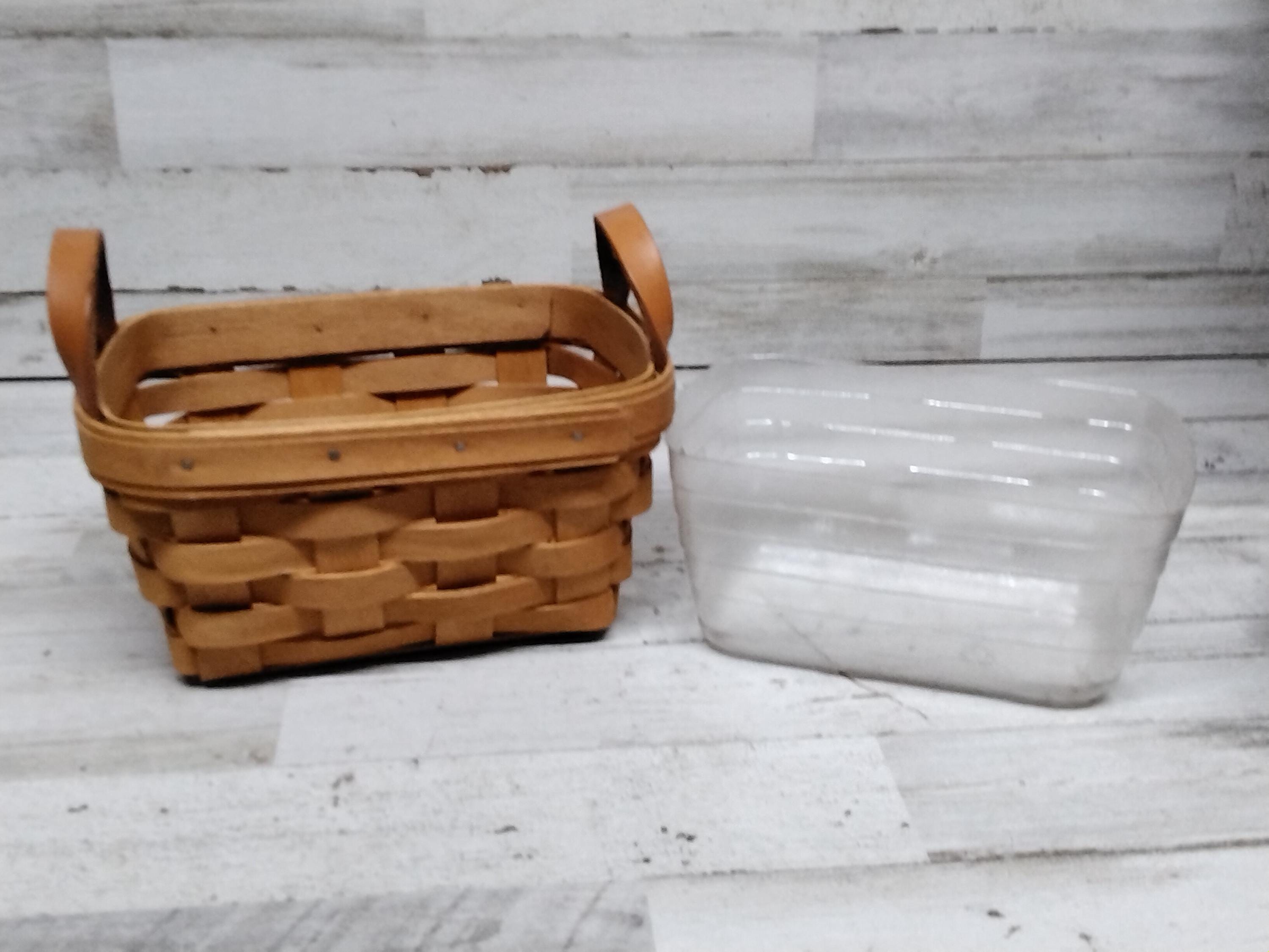 Vintage Longaberger Small Basket / 1999 Signed Longaberger Basket