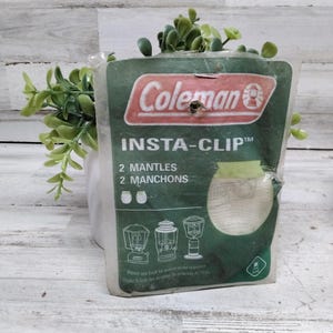 Coleman Insta-Clip Silk Mantles  ~~ Vintage Coleman Mantels ~~ Coleman Mantles / 2 Mantels
