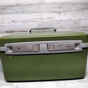 Mala de viagem Samsonite Silhouette Vintage, vermelha, com bandeja / Mala de viagem Samsonite com chave.