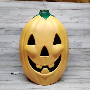 Vintage slanke pompoenblaasvorm / Vintage blaasmallen / Vintage Halloween-decor