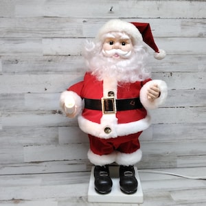 Vintage Telco Creations Amitimated Santa Claus Electric Amitimated Santa Claus