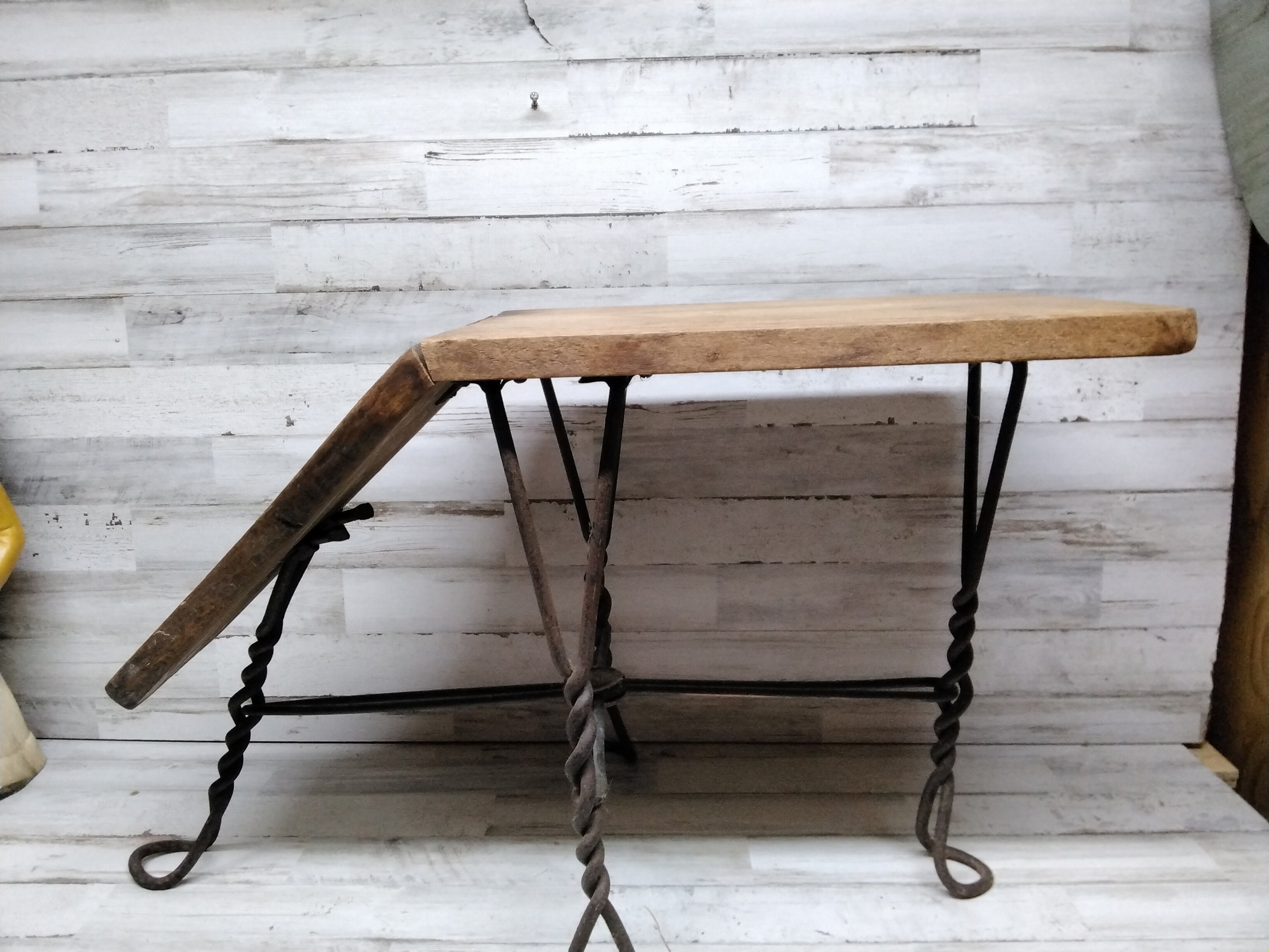 Vintage shoe sale stool