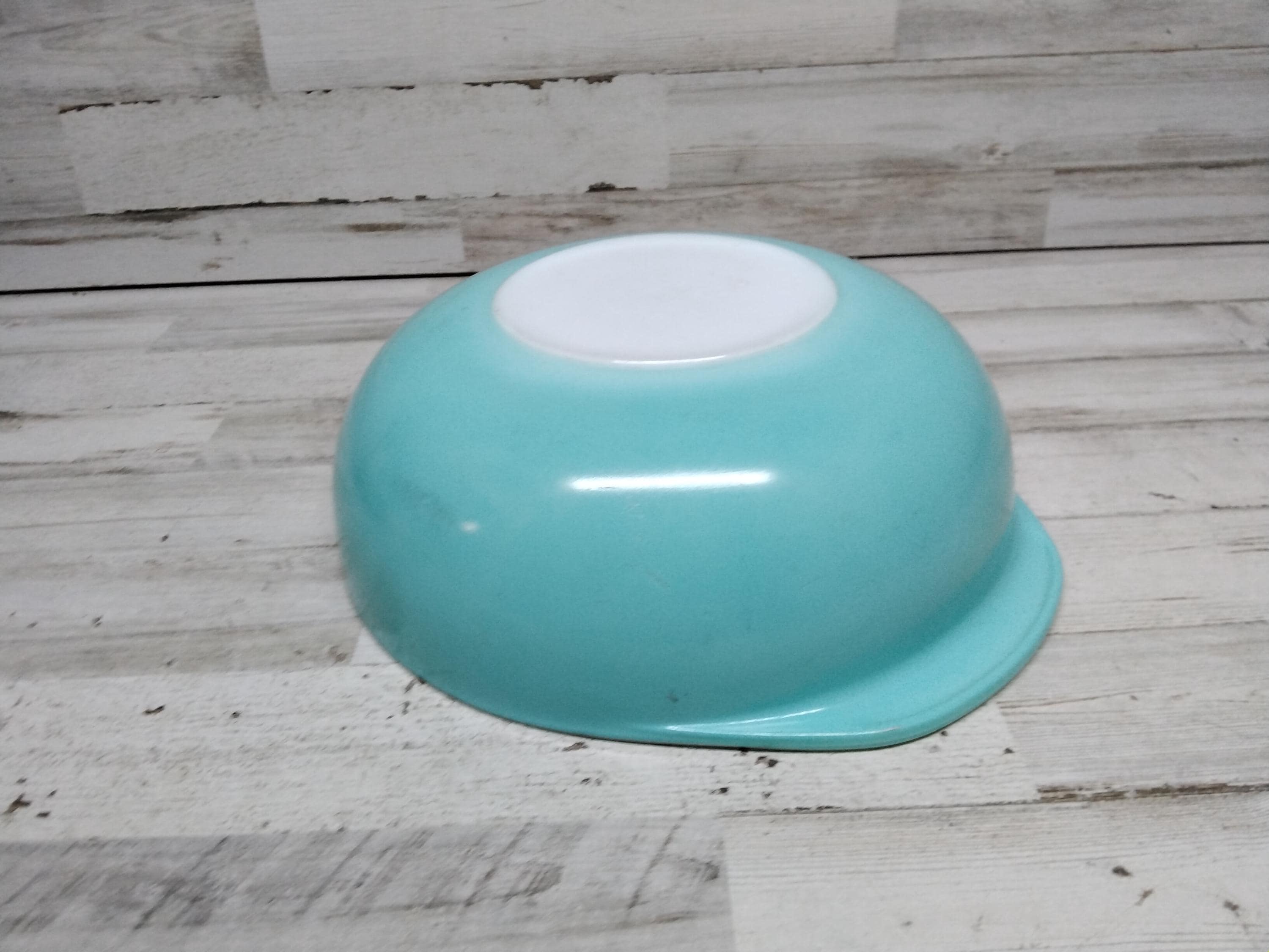 ヴィンテージ ターコイズ パイレックス ミキシングボウル