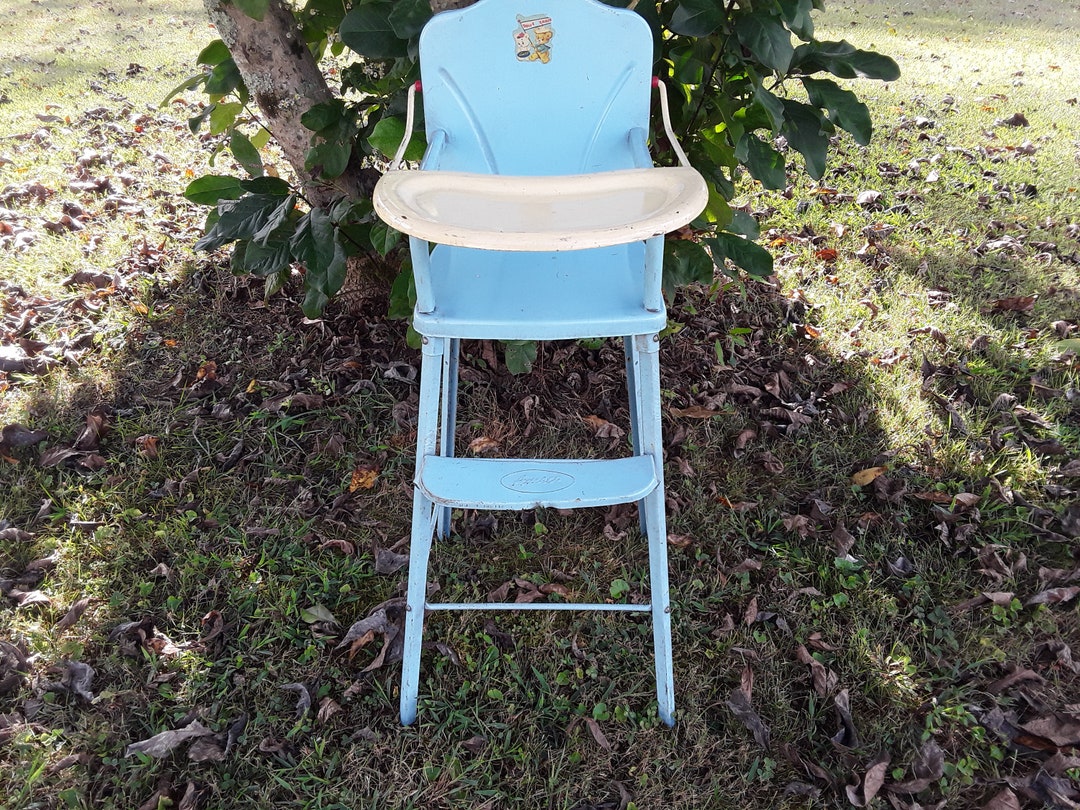 Amsco Doll e hichair Baby Doll Metal High Chair Vintage Toy Vintage Toy Room Decor Etsy Canada