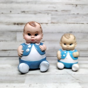 Vintage Set of  Uneeda Doll 1967  / Uneeda "Plum Pees"  Rubber Squeak Doll  /  Vintage Squeaky Doll  / Green Stamps Collection