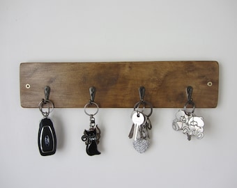 Rustic pallet wood key holder / key rack / kitchen organizer 7 colour options