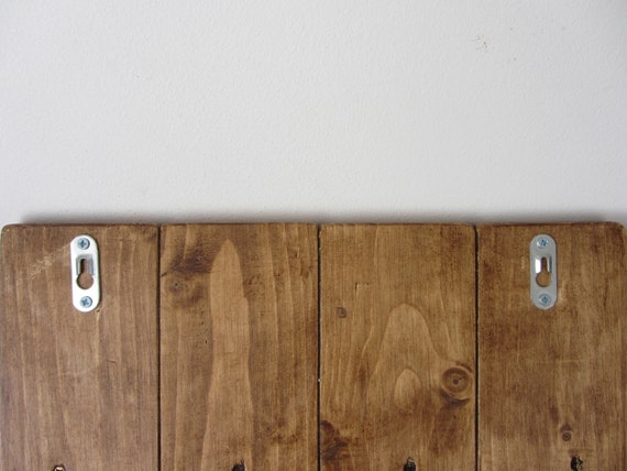 Portachiavi Da Tavolo In Legno Con 3 Livelli - Vassoio Organizzatore Per Chiavi, Gioielli E Oggetti - Foto 13