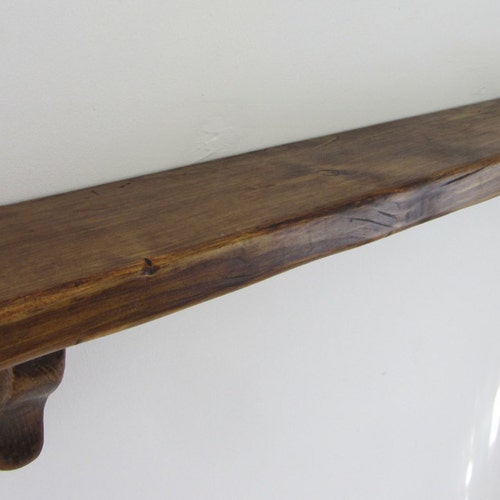 Chunky Reclaimed Plank Wood Shelf / Rustic Shelving / Etsy UK