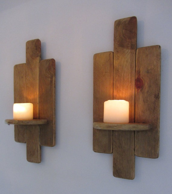 Art deco on sale candle wall sconces