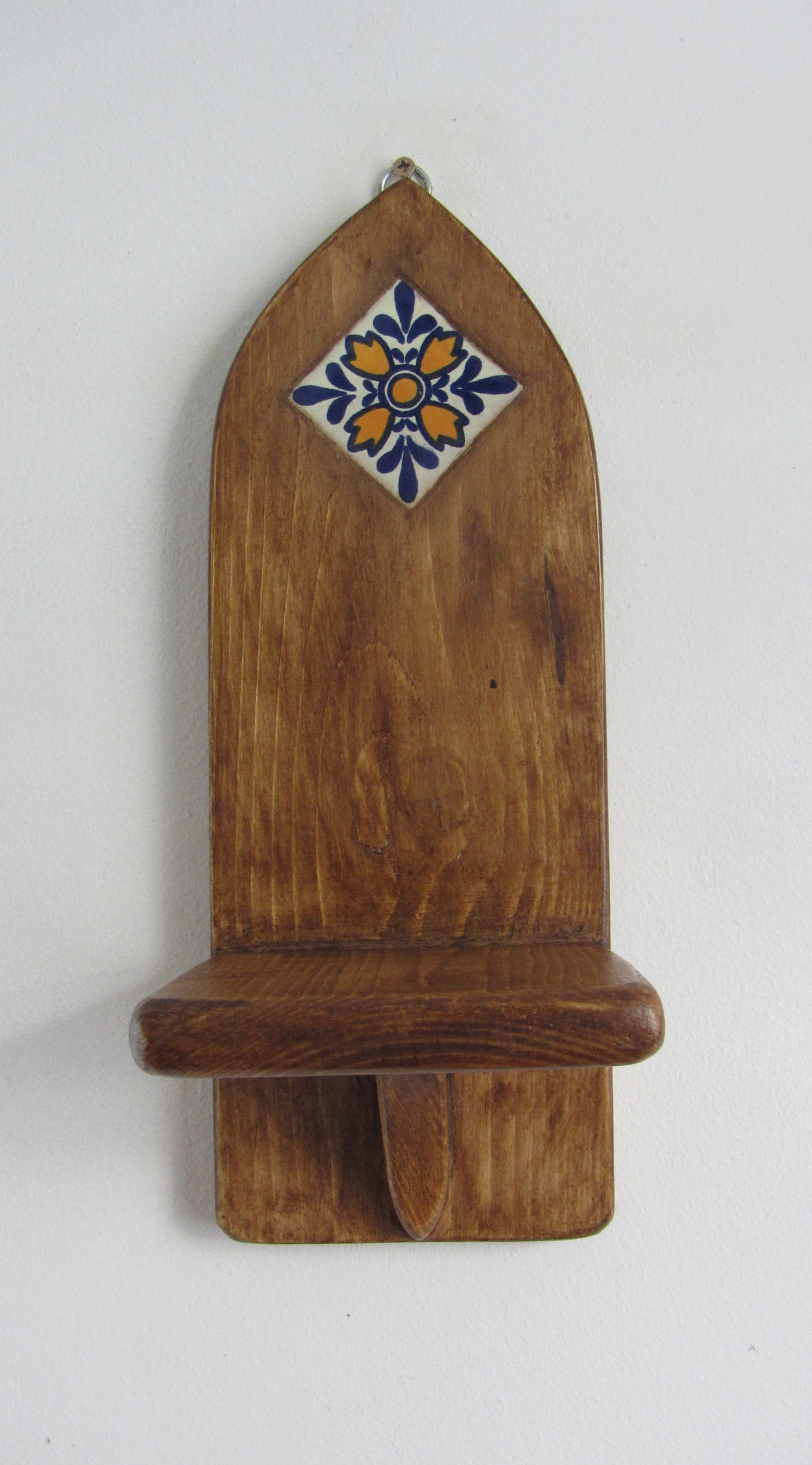 Pair of Mexican Wall Sconce Led Candle Holders With Inset Hand - Etsy