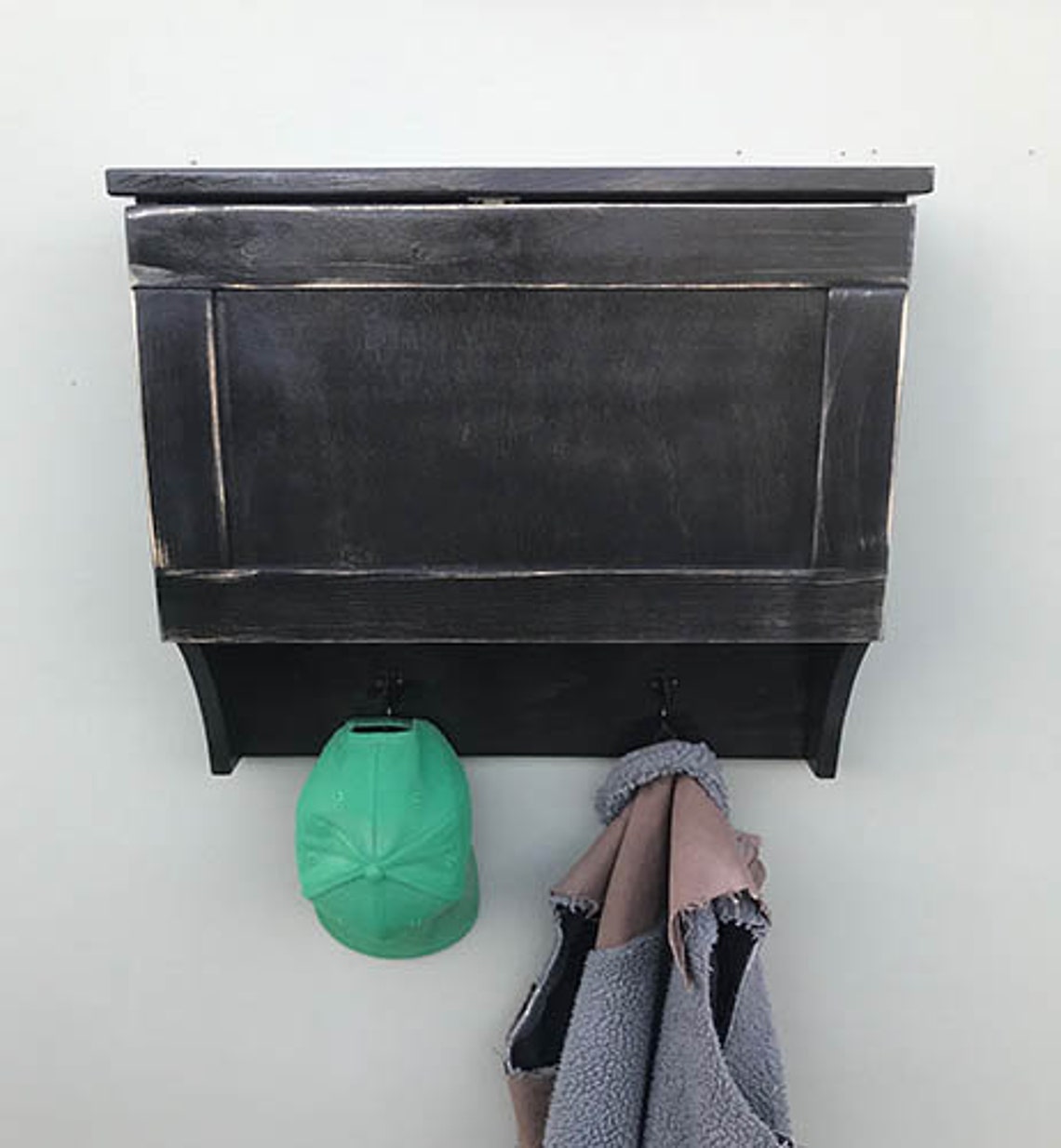 Hidden Gun Concealment Rustic Coat Rack Etsy