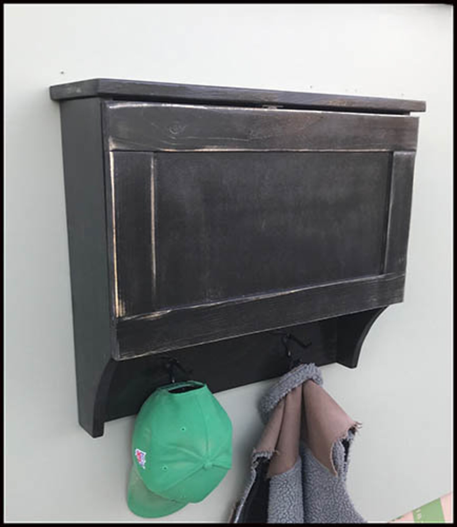 Hidden Gun Concealment Rustic Coat Rack Etsy